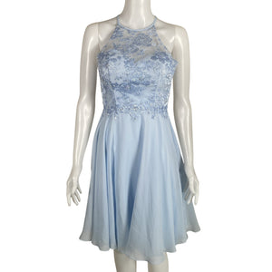 Unisex Create - Party dress, size 32 - Light blue (1)