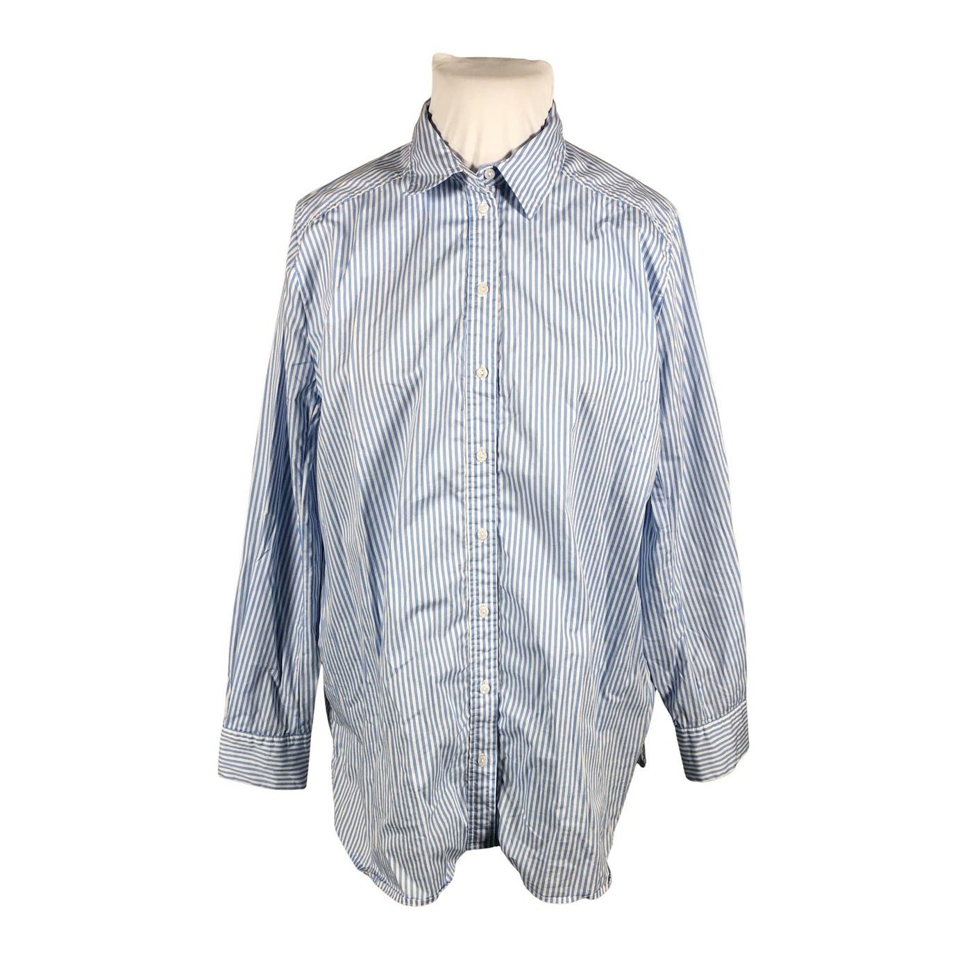 Unisex Yest - Collared shirt, size 44 - Blue (1)