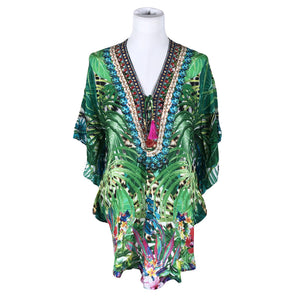 Unisex Al Paradise - Schiffon tunic, size 40 - Green (1)