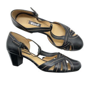 Unisex Ecco - High heels, size 38 - Black (1)