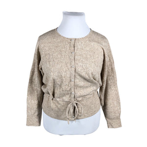 Unisex Cream - Cardigan, size 40 - Beige (1)