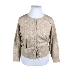 Unisex Cream - Cardigan, size 40 - Beige (2)