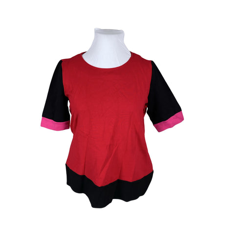 Unisex Taifun - Short-sleeved blouse, size 44 - Red ()