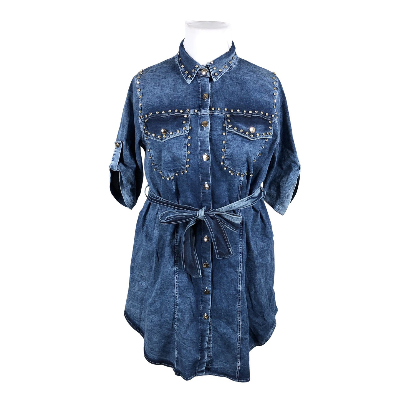 Unisex Paparazzi Fashion - Denim tunic, size 46 - Blue (1)