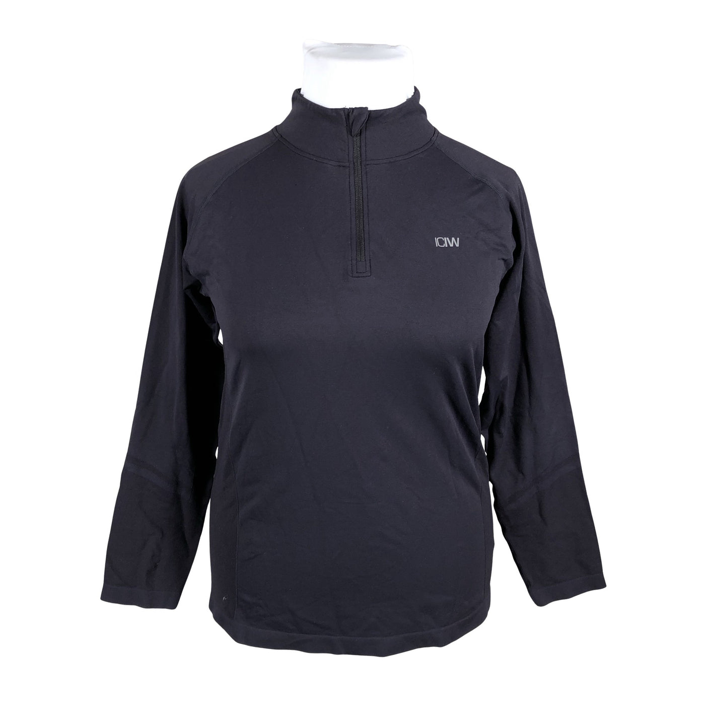 Unisex ICIW – Icaniwill - Sports shirt, long sleeve, size 44 - Black (2)