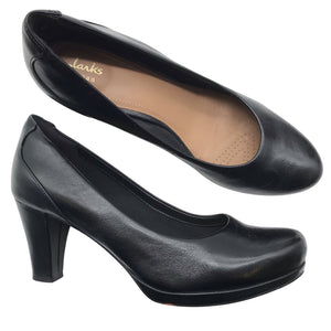Unisex Clarks - High heels, size 39 - Black (2)