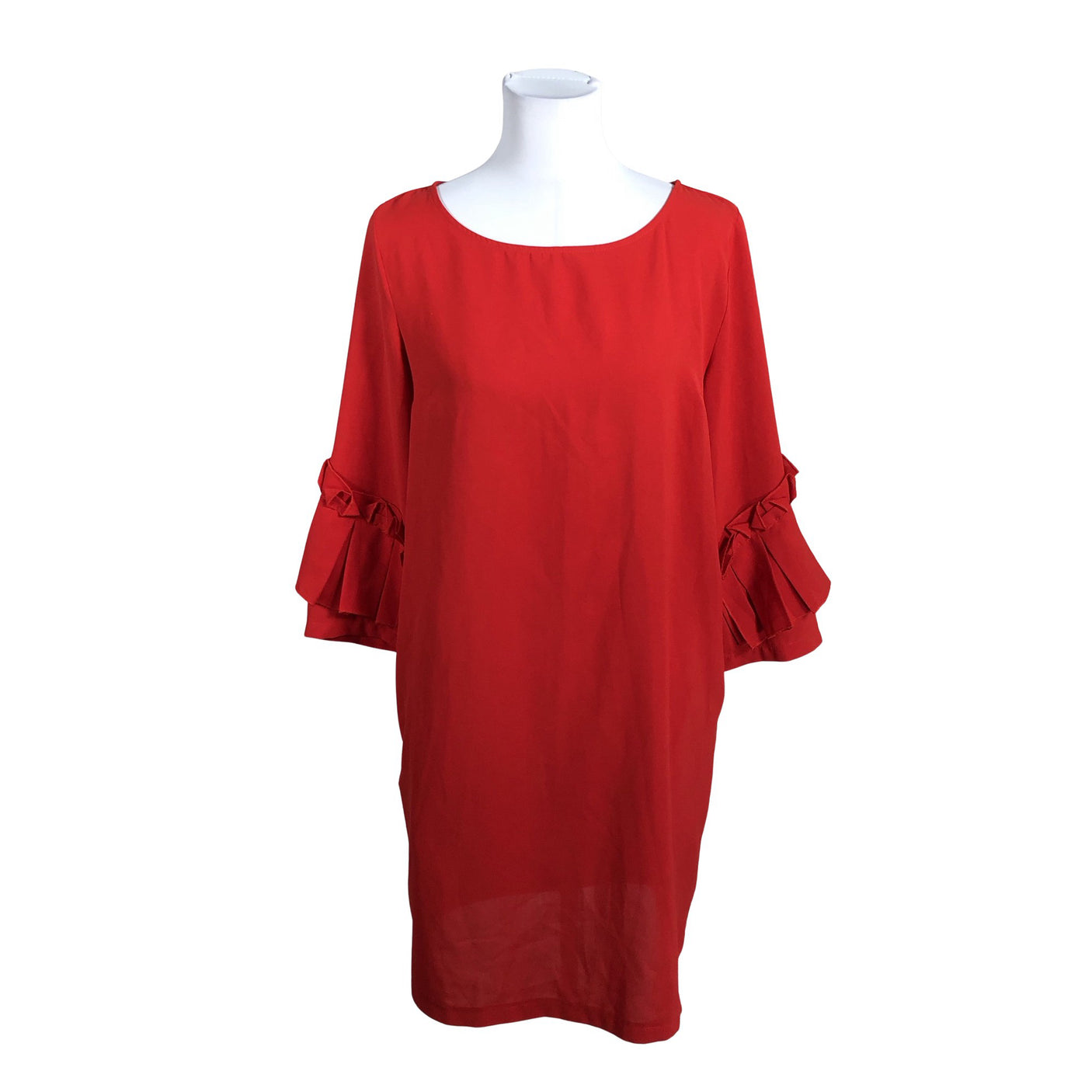 Unisex Monton - Schiffon dress, size 40 - Red (1)