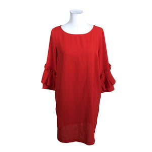 Unisex Monton - Schiffon dress, size 40 - Red (1)