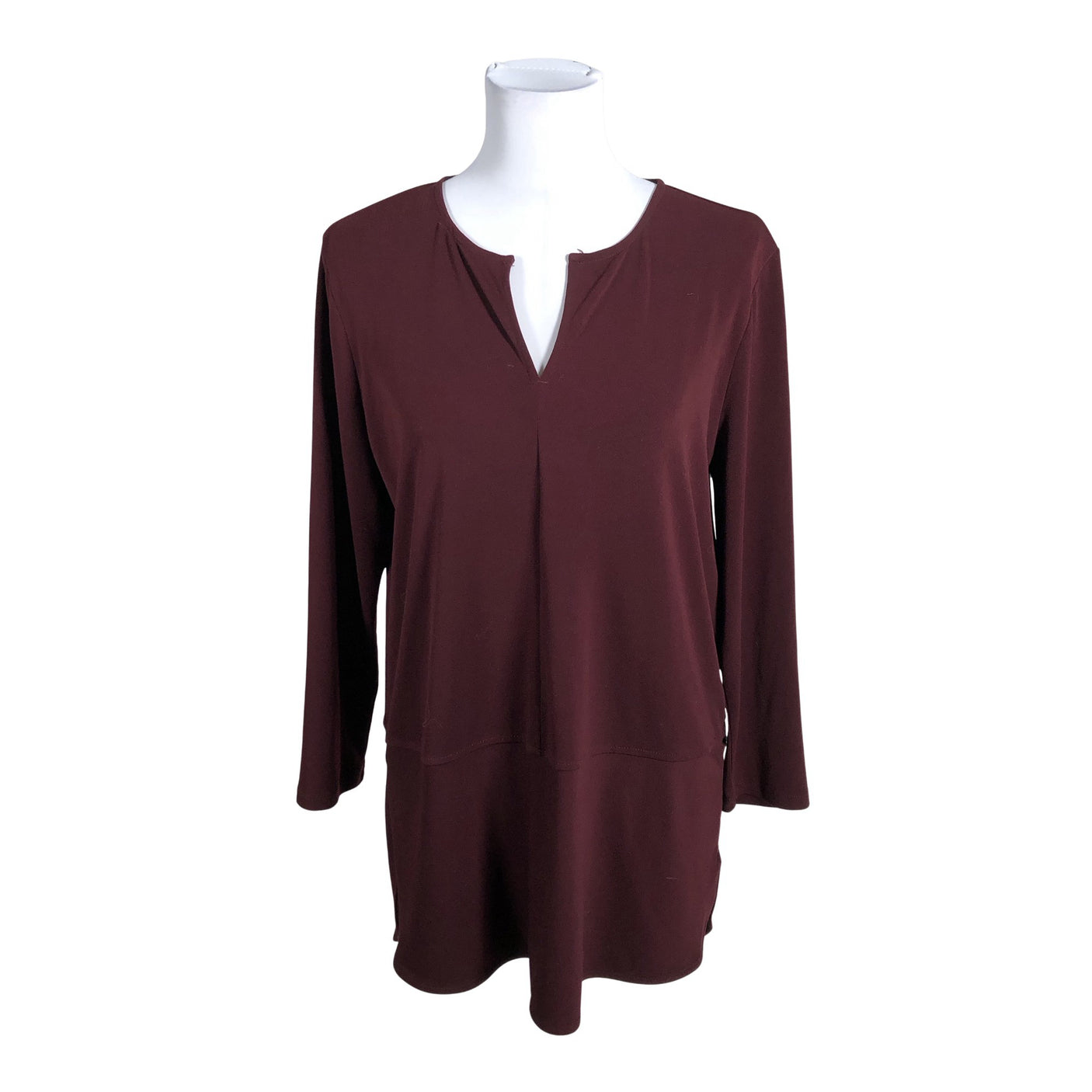 Unisex Lauren Ralph Lauren - Tricot tunic, size 40 - Wine red (1)