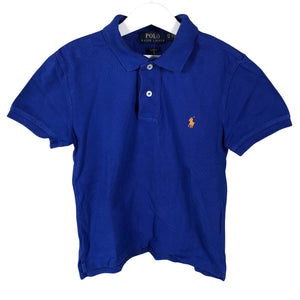 Unisex Polo Ralph Lauren - Polo shirt, size 122 - 128 - Blue (1)