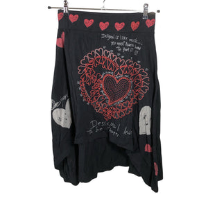 Unisex Desigual - Tricot skirt, size 38 - Black (1)