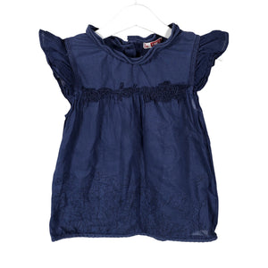 Unisex Du Pareil Au Meme - Short-sleeved blouse, size 110 - 116 - Blue (1)
