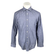 Unisex Corsivo - Collared shirt, size L - Blue ()