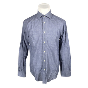 Unisex Corsivo - Collared shirt, size L - Blue (1)