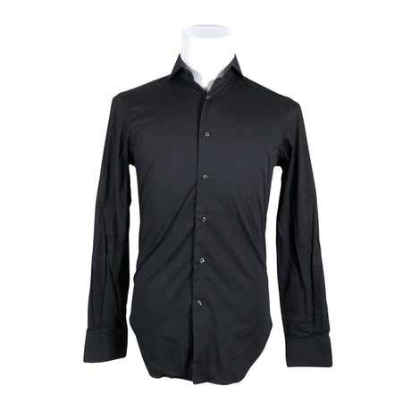 Unisex Boggi Milano - Collared shirt, size S - Black ()