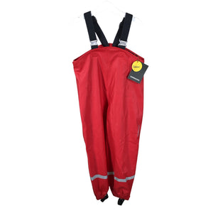 Unisex Didriksons - Rain trousers, size 116 - 122 - Red (1)