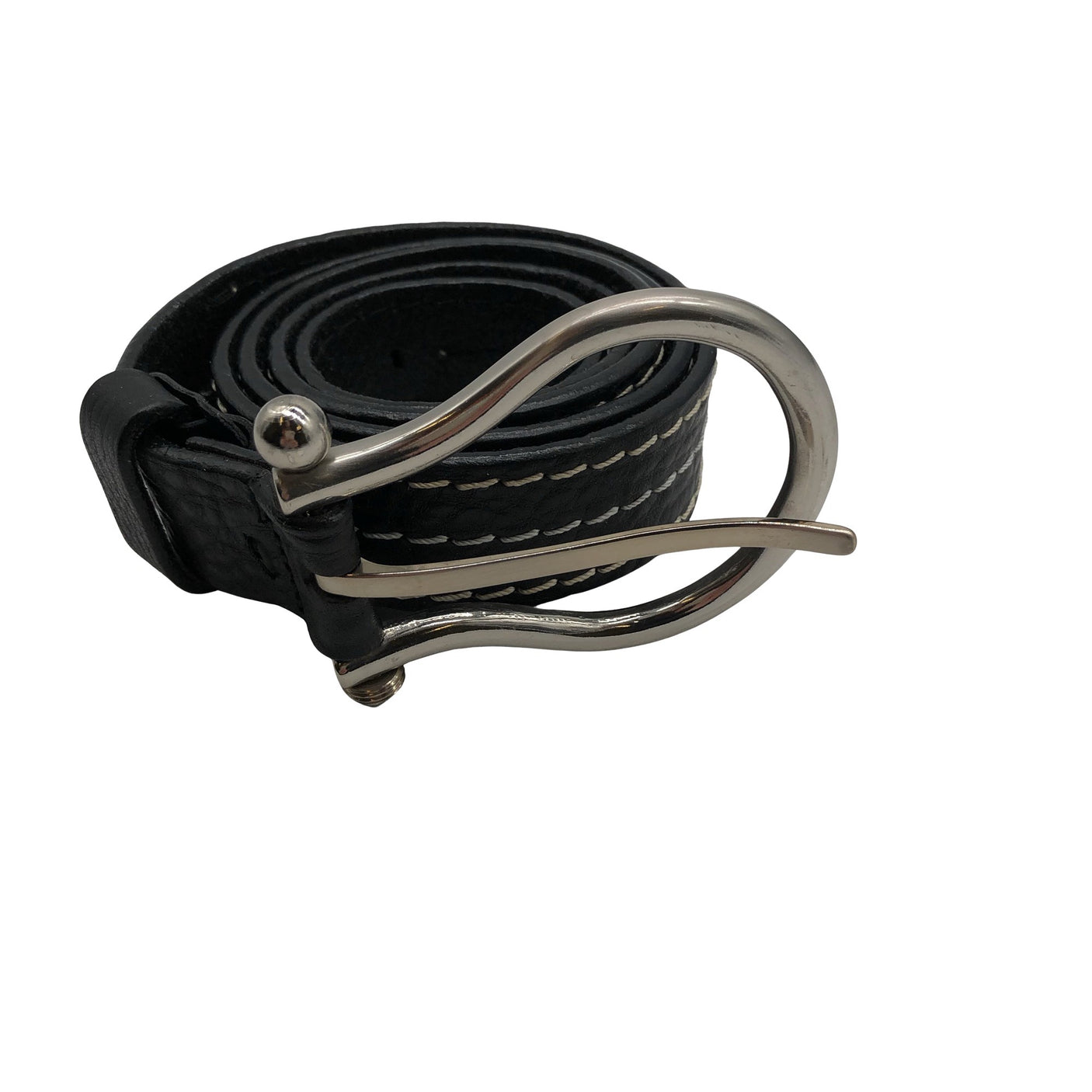 Unisex Armani Jeans - Leather belt, size Ei kokoa - Black (1)