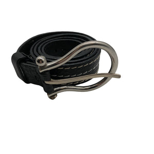 Unisex Armani Jeans - Leather belt, size Ei kokoa - Black (1)