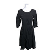 Unisex Sand - Schiffon dress, size 38 - Black ()