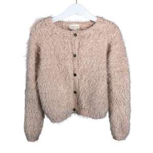 Unisex POMPdeLUX - Cardigan, size 122 - 128 - Light pink (1)