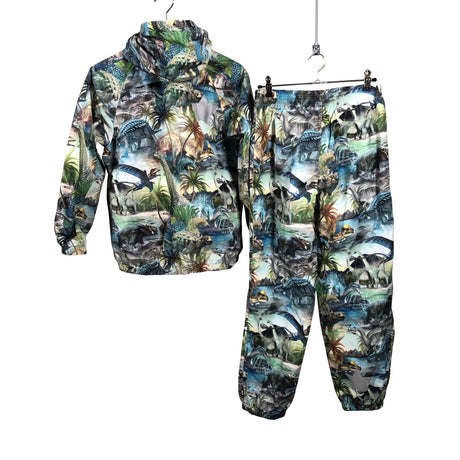 Unisex Molo Kids - Spring/Fall jacket and pants set, size 146 - 152 - Green (2)