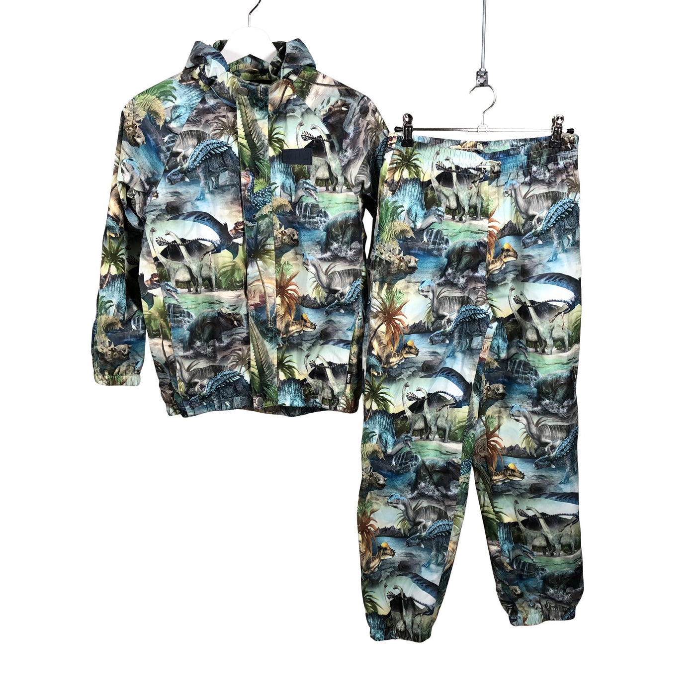 Unisex Molo Kids - Spring/Fall jacket and pants set, size 146 - 152 - Green (1)