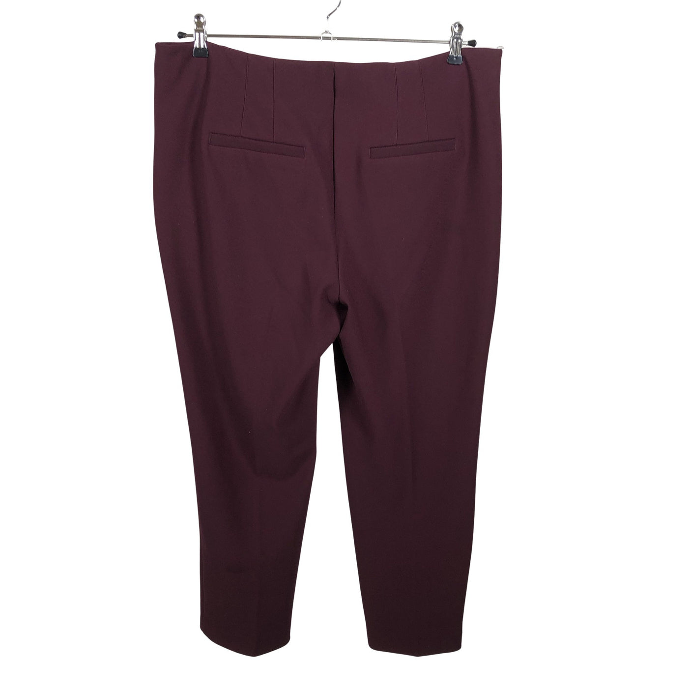 Unisex Rue de Femme - Straight leg trousers, size 46 - Wine red (2)