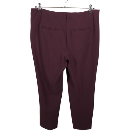 Unisex Rue de Femme - Straight leg trousers, size 46 - Wine red (2)