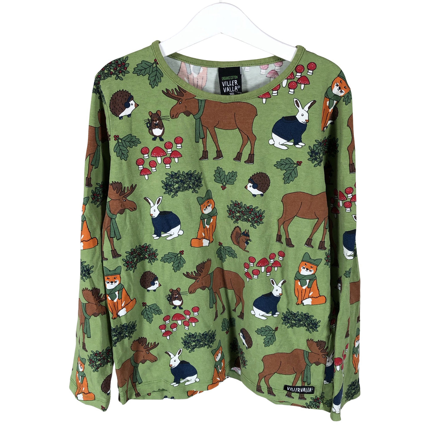 Unisex Villervalla - Tricot shirt, size 134 - 140 - Green (1)