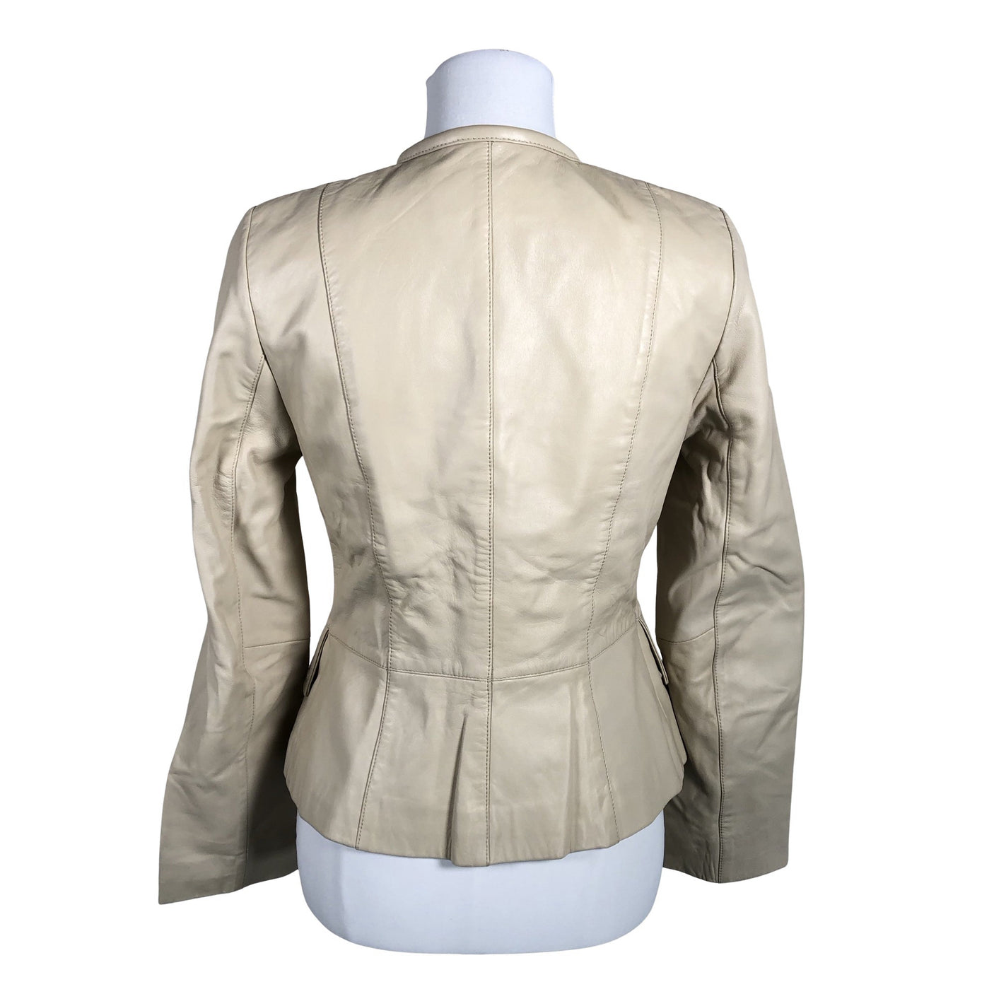 Unisex Andiata - Leather jacket, size 36 - Beige (4)