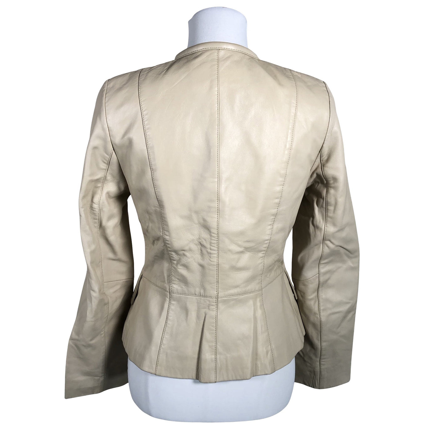 Unisex Andiata - Leather jacket, size 36 - Beige (3)