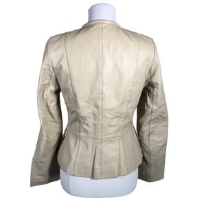 Unisex Andiata - Leather jacket, size 36 - Beige (3)