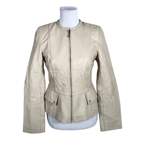 Unisex Andiata - Leather jacket, size 36 - Beige (2)
