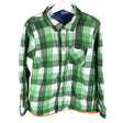 Unisex Polarn O. Pyret - Flannel shirt, size 134 - 140 - Green ()
