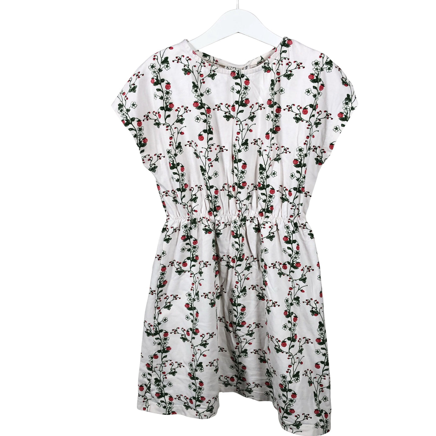 Unisex Mainio - Tricot dress, size 122 - 128 - White (1)