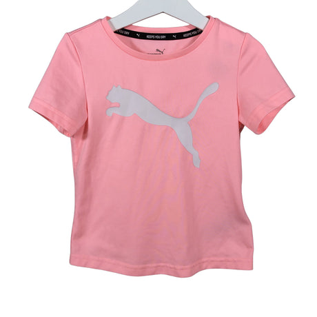 Unisex Puma - Sports shirt, short sleeve, size 110 - 116 - Light pink ()