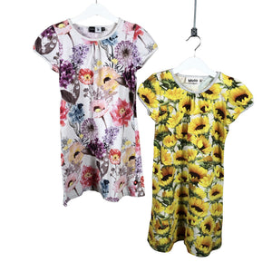 Unisex Molo Kids - Tricot dress, size 122 - 128 - Yellow (1)