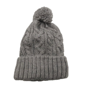 Unisex A+more - Winter beanie, size 54 - 56 cm - Gray (1)
