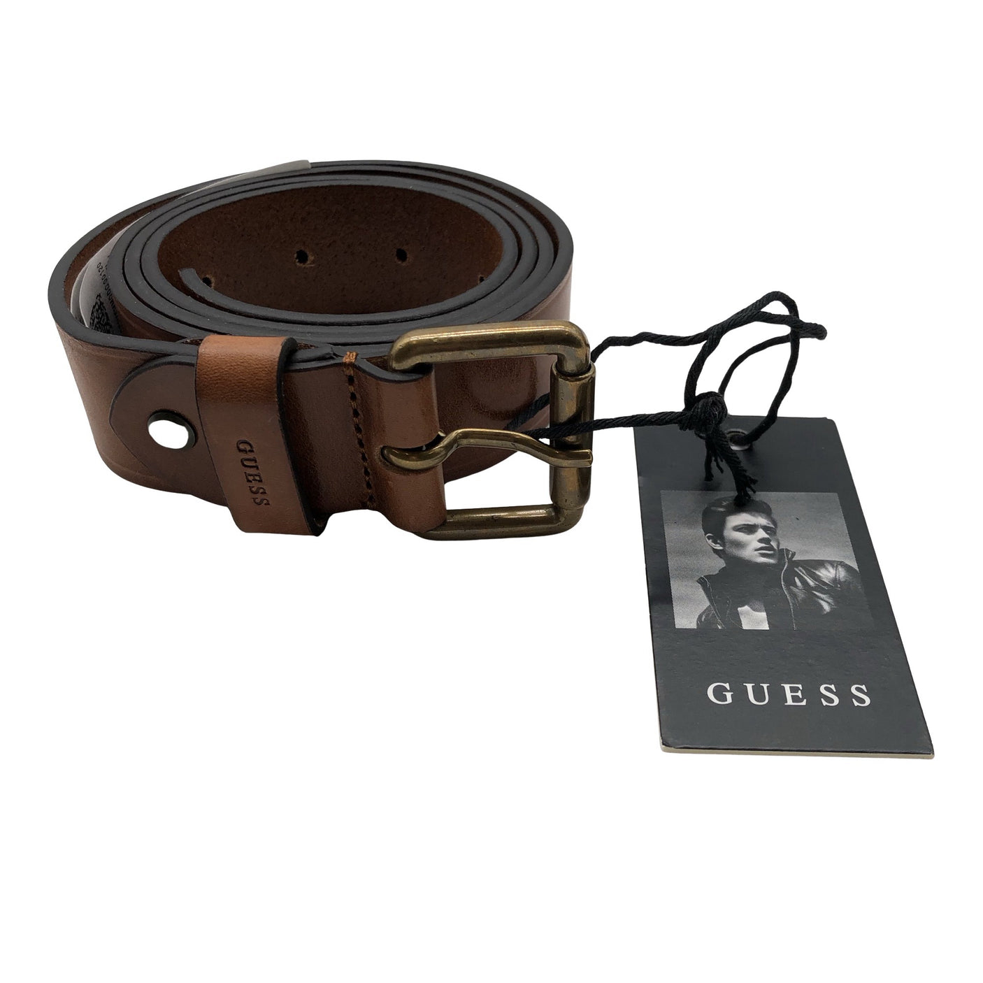 Unisex Guess - Leather belt, size Ei kokoa - Brown (2)