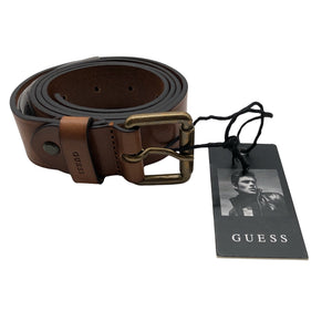 Unisex Guess - Leather belt, size Ei kokoa - Brown (1)
