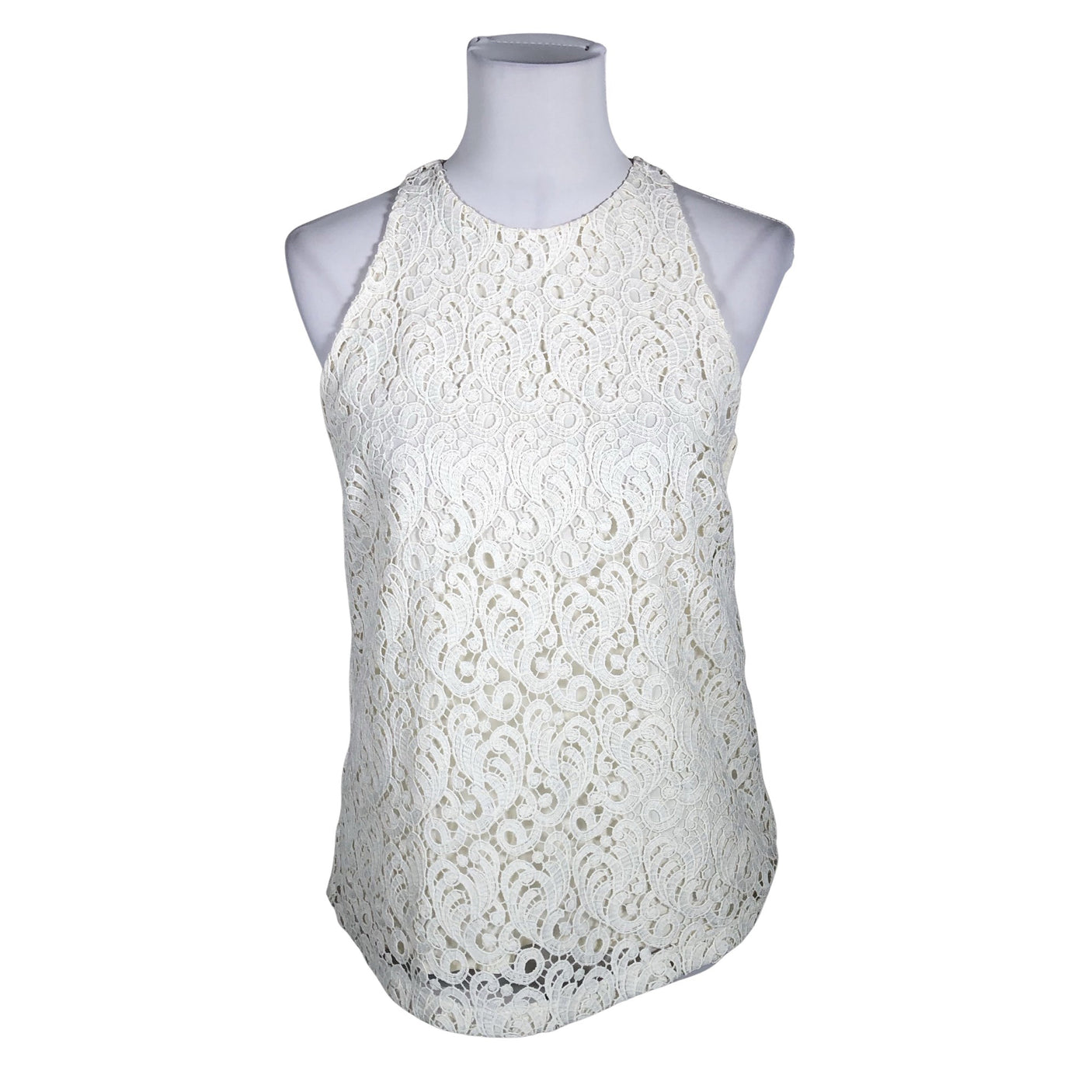 Unisex Massimo Dutti - Party top, size 38 - Natural white (1)