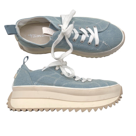 Unisex Tamaris - Casual sneakers, size 39 - Light blue (2)