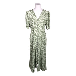 Unisex Lindex - Schiffon dress, size 38 - Green (2)