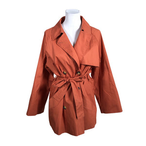 Unisex Soaked - Trench coat, size 40 - Orange (1)