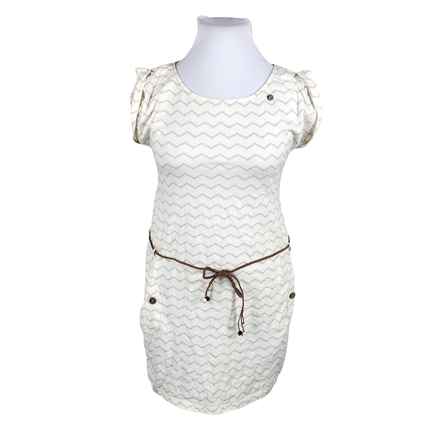 Unisex Ragwear - Tricot dress, size 42 - Natural white (2)