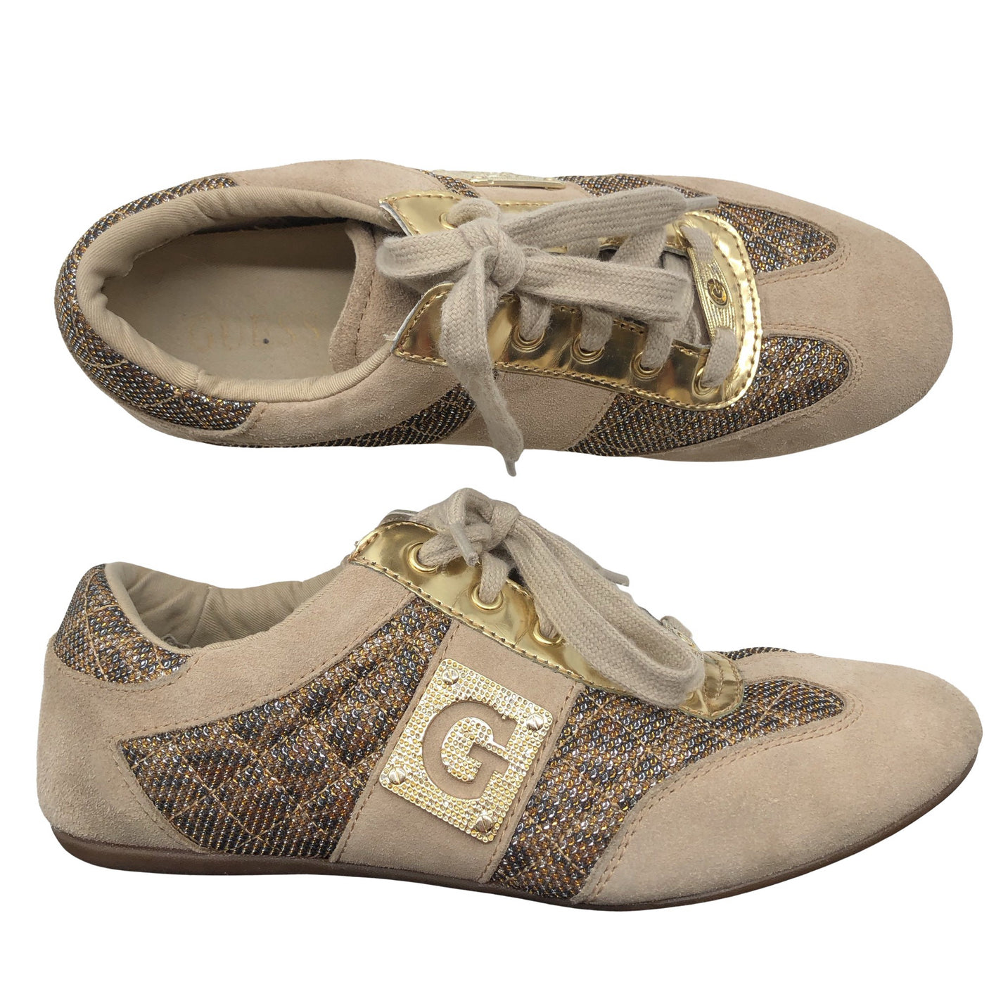 Unisex Guess - Casual sneakers, size 39 - Brown (2)