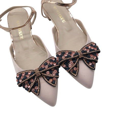 Unisex Muotikuu - Festive ballerinas, size 39 - Light pink (2)