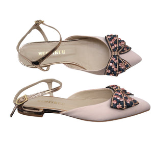 Unisex Muotikuu - Festive ballerinas, size 39 - Light pink (1)
