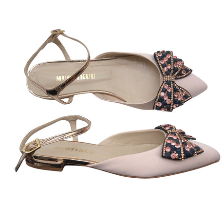 Unisex Muotikuu - Festive ballerinas, size 39 - Light pink ()