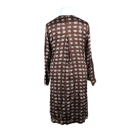 Unisex LaSalle - Schiffon dress, size 42 - Brown (2)